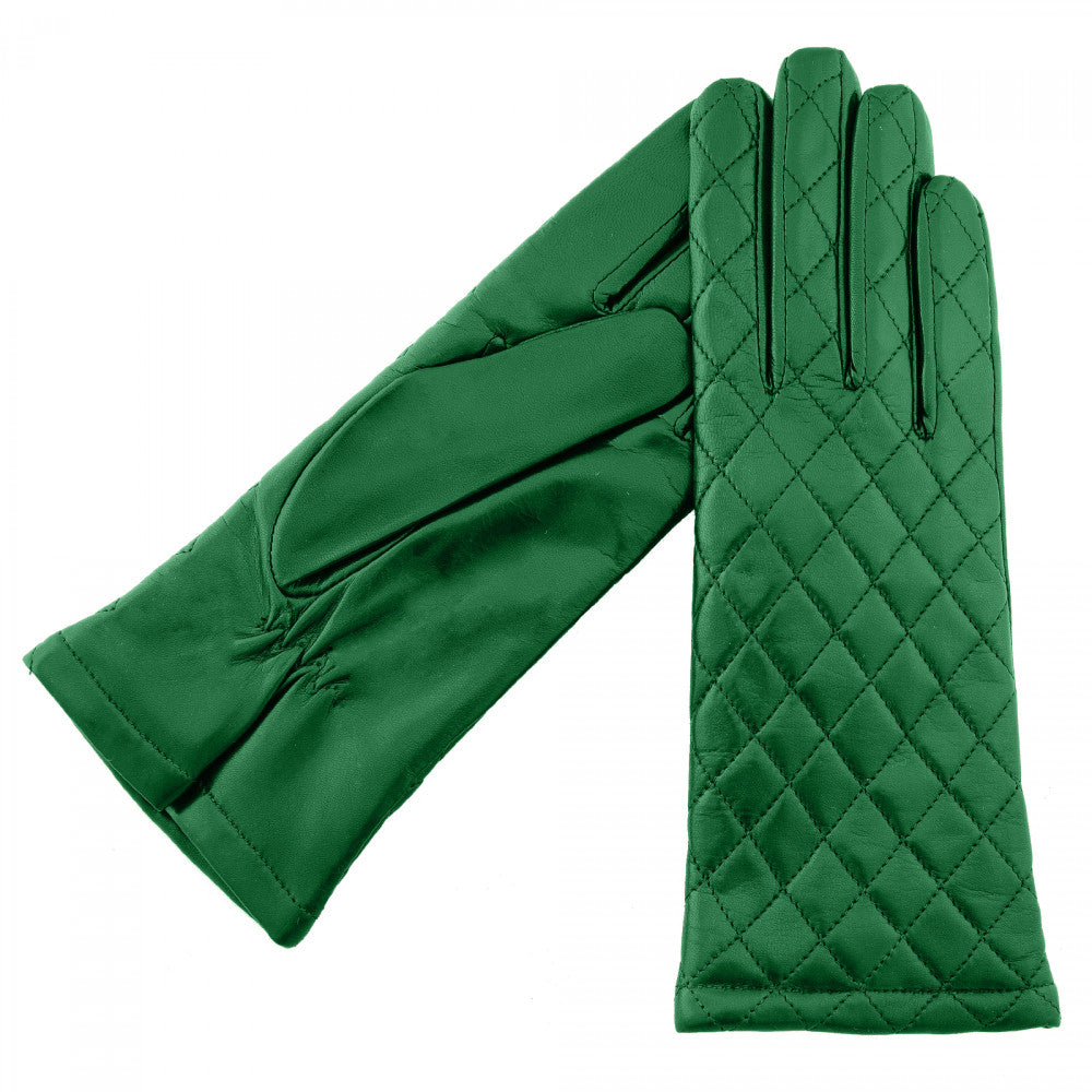 Mayra női bőrkesztyű - Kelly Green