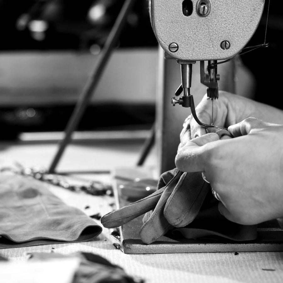 Varrás - at the KARMA glovemaking atelier in Pécs, Hungary